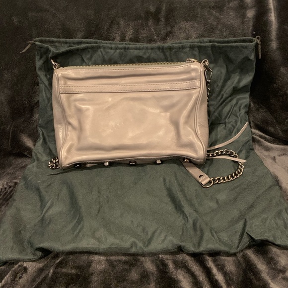 Authentic Rebecca Minkoff Grey Leather Bag - Picture 2 of 4